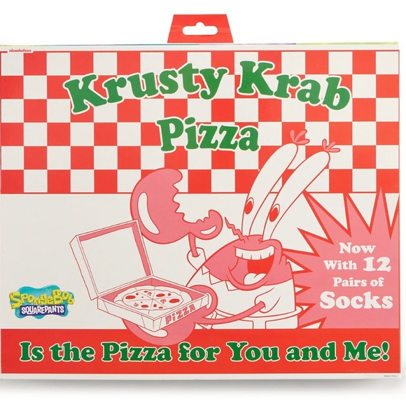 NWT SPONGEBOB socks 12 days of socks gift box - Picture 2 of 4